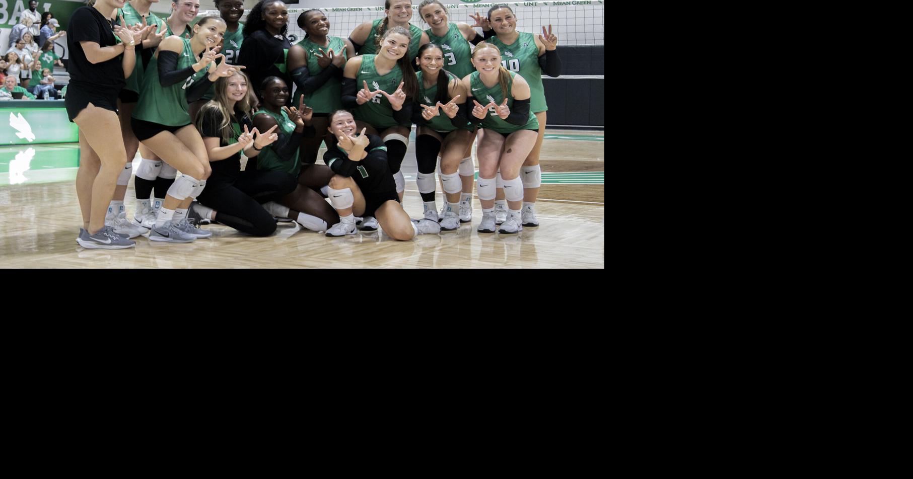 North Texas volleyball sweeps Little Rock in home opener, opening match of UNT-UTA Invitational