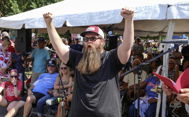 Contestants have their fill at pierogieating contest