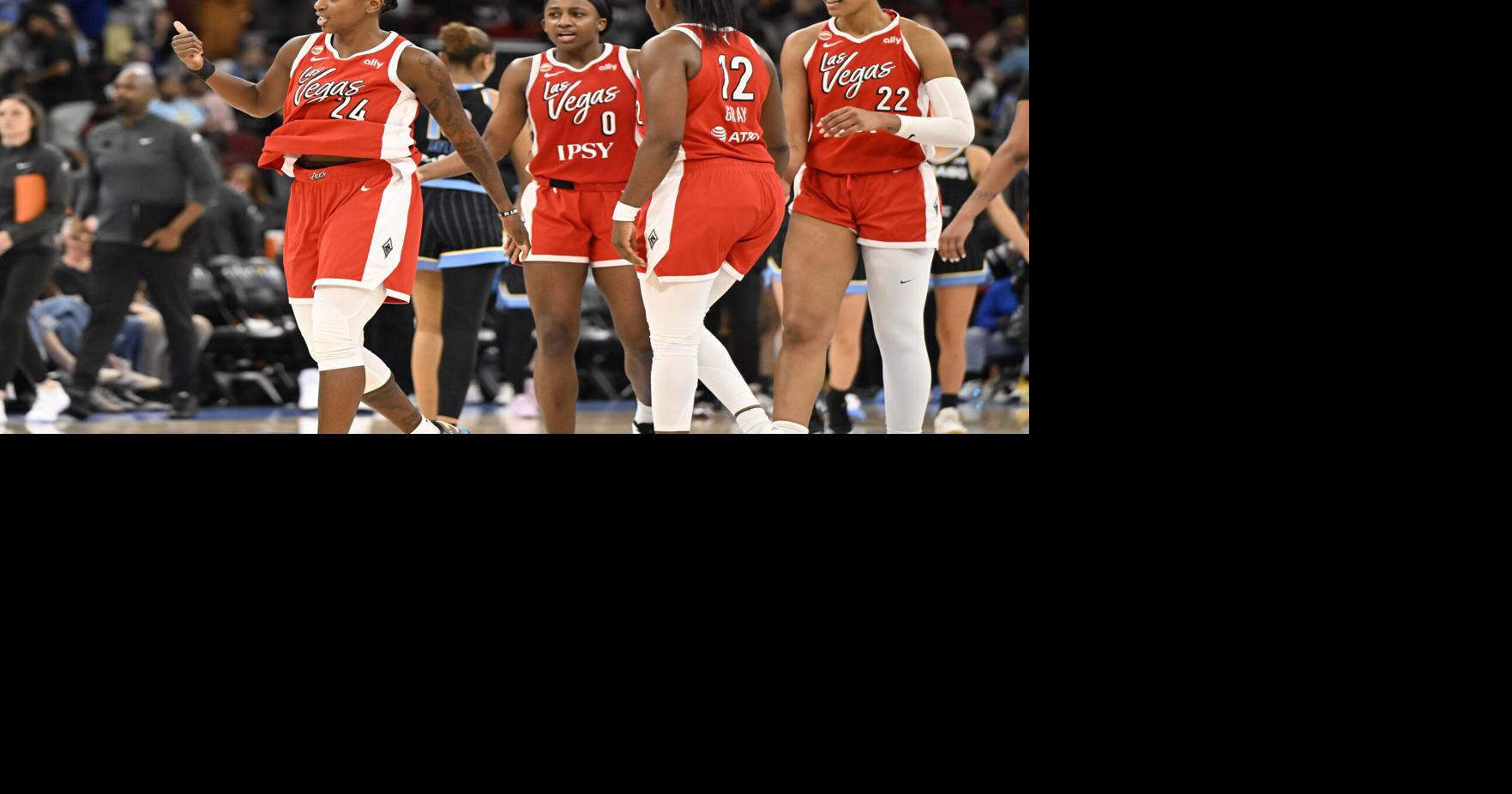 A'ja Wilson shakes of injury scare to lead Aces over Sky