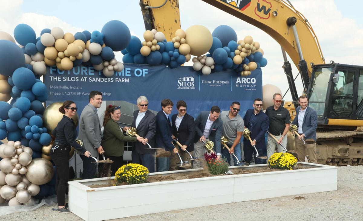 PHOTOS Silos at Sanders Farm breaks ground
