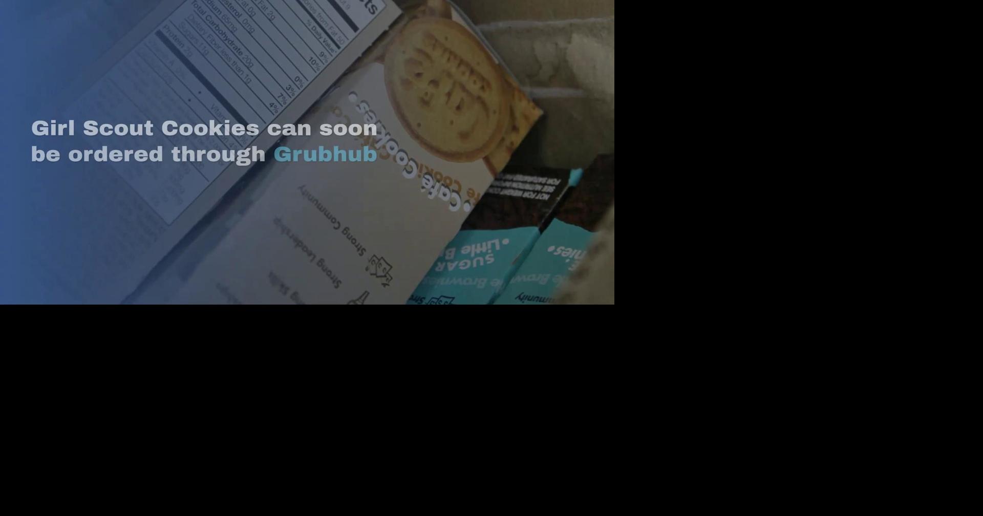 Girl Scout Cookies can soon be ordered through Grubhub
