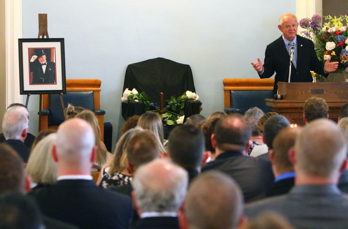 Crowds gather to remember attorney T. Edward Page in Masonic memorial