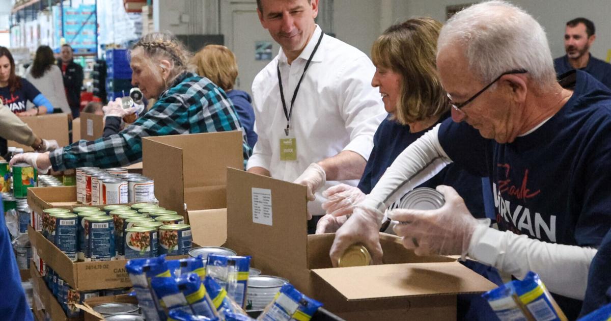 US Rep. Frank Mrvan volunteers with Food Bank of NWI, pledges to advocate for nutrition programs