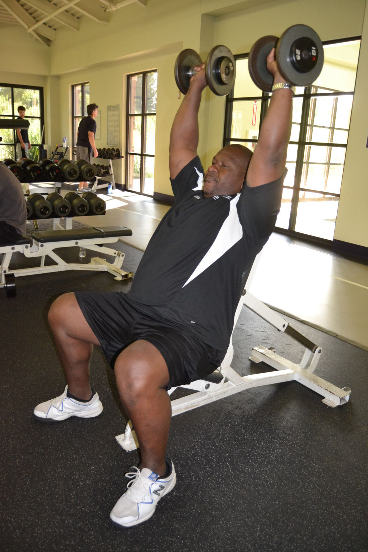 Seated discount overhead press