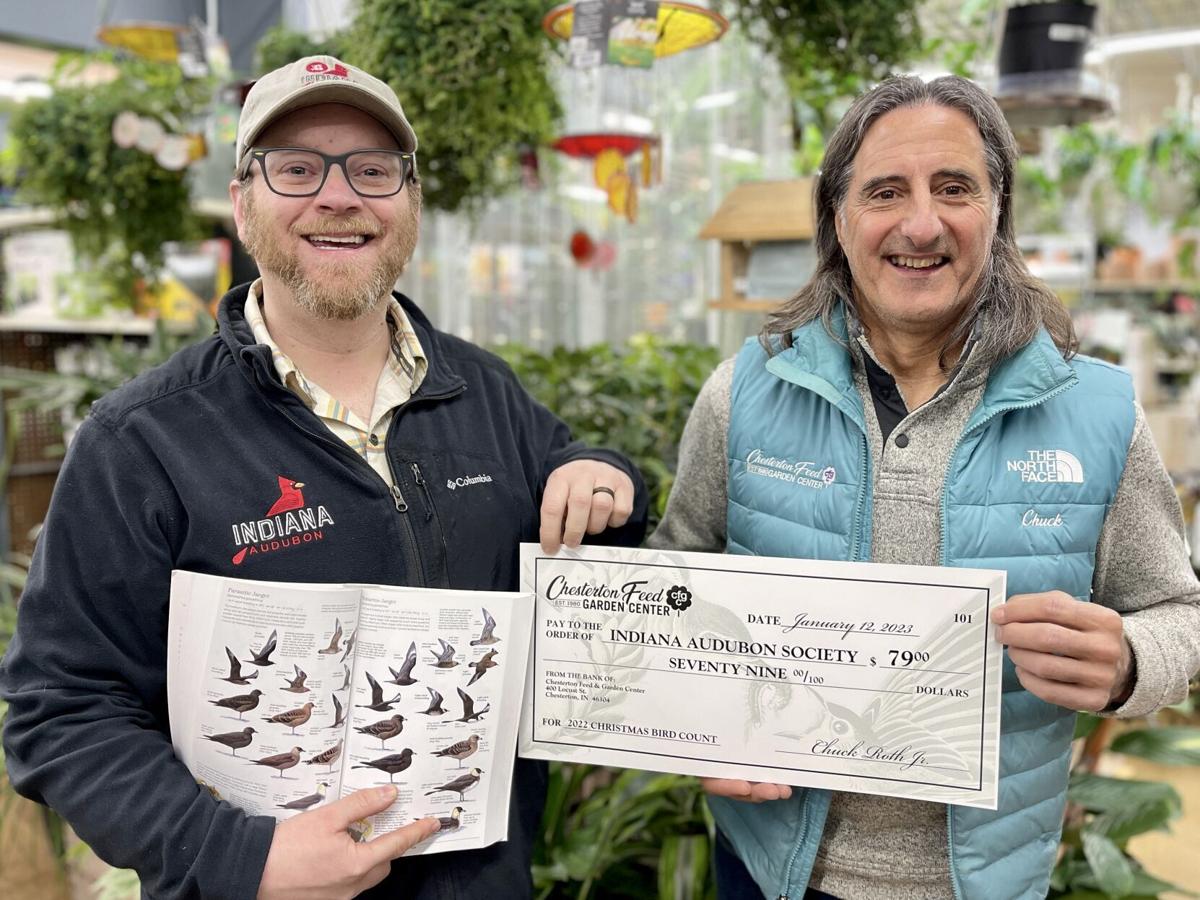 Chesterton Feed and Garden Center gives to Audubon after Christmas bird