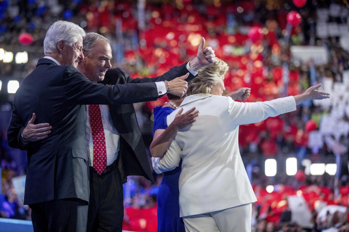 Hillary Clinton, Tim Kaine, Bill Clinton, Anne Holton