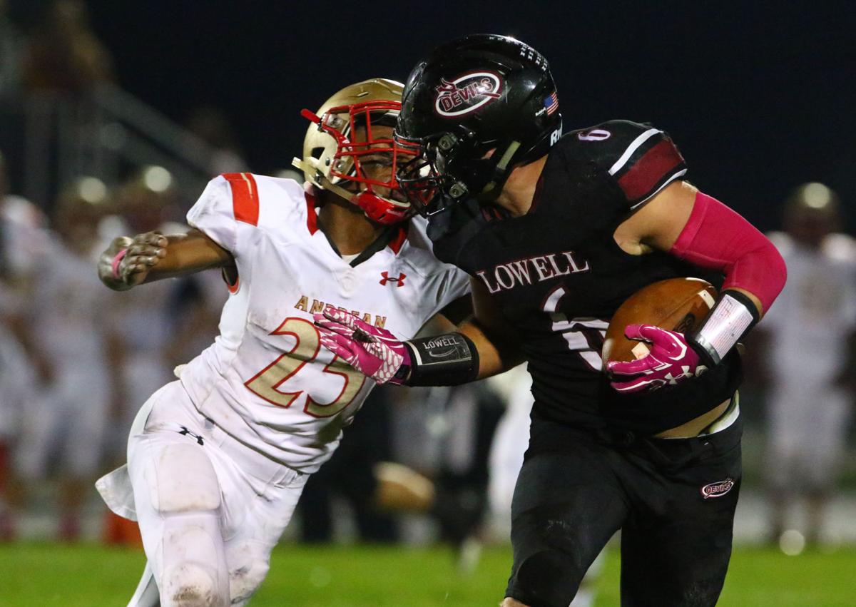 Andrean at Lowell football