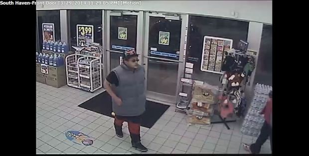 Police release photos of South Haven armed robbery suspect