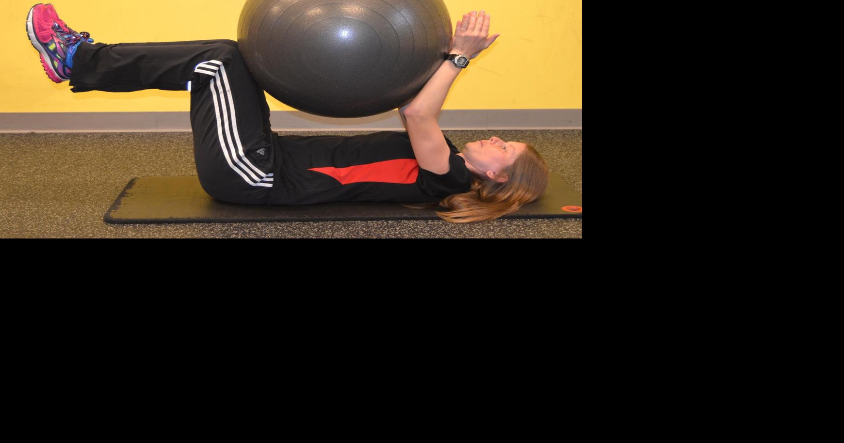 Stability Ball Dead Bug
