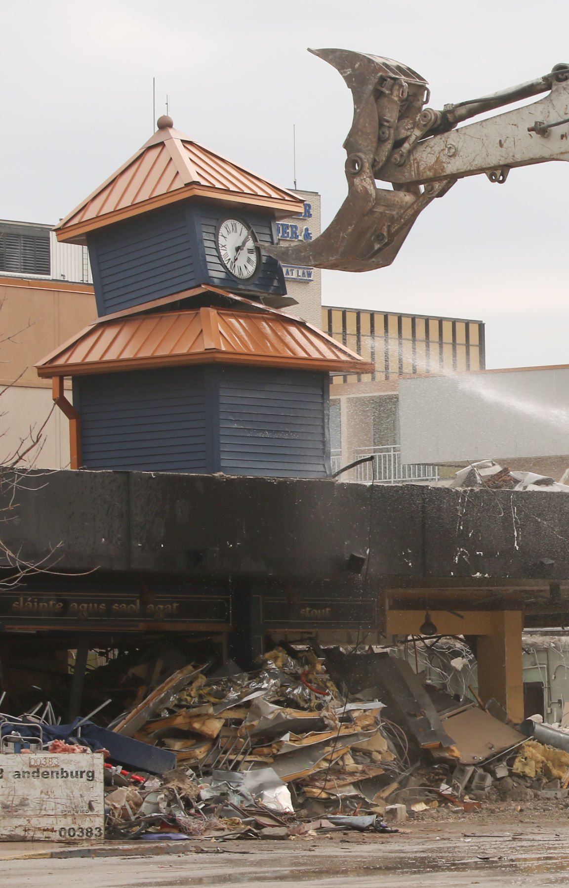 Iconic Radisson at Star Plaza clock tower comes down | Northwest 