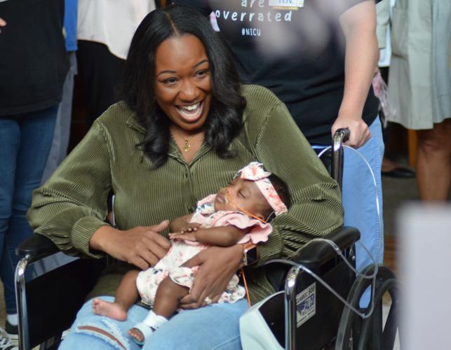 6 months after a 1.1 pound start, 'miracle baby' leaves Silver Cross to make mark on world