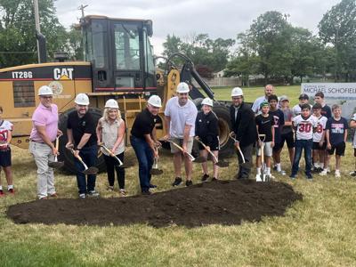 Ground broken on park upgrades to benefit Pioneers, others in honor of Orland native son