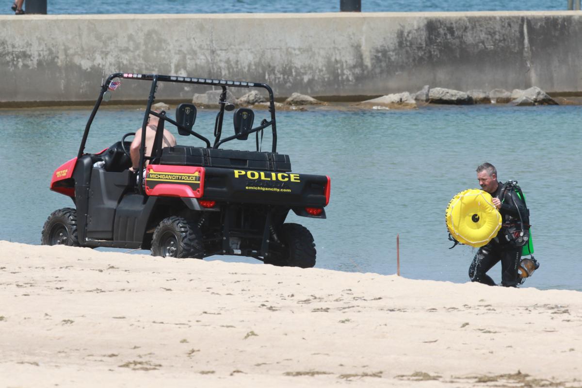Search for possible drowning victim