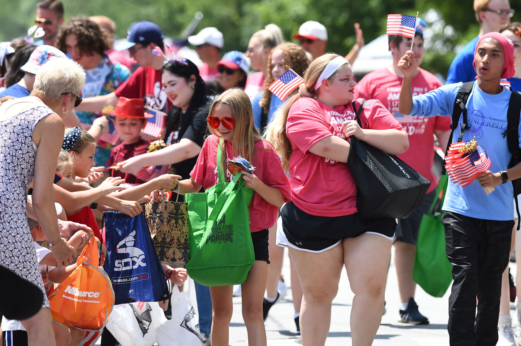 Thousands brave the heat for Crown Point's Fourth of July Parade