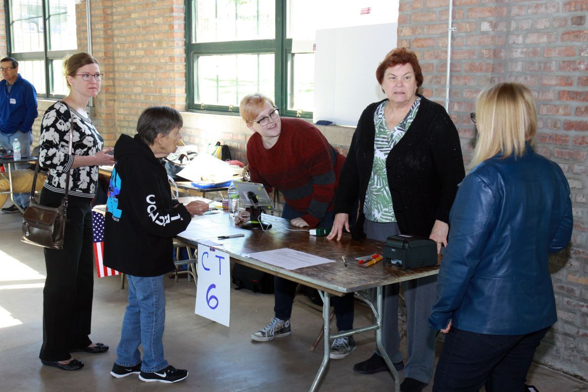 Voting in Crown Point