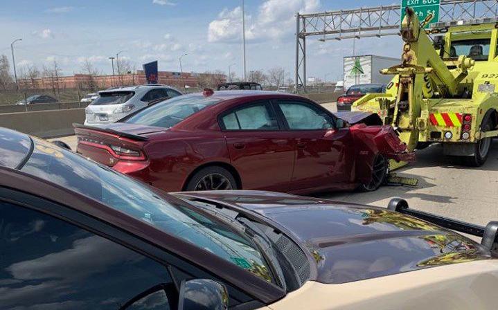 Armed driver in stolen Dodge Charger Hellcat leads chase through Lake County, police say
