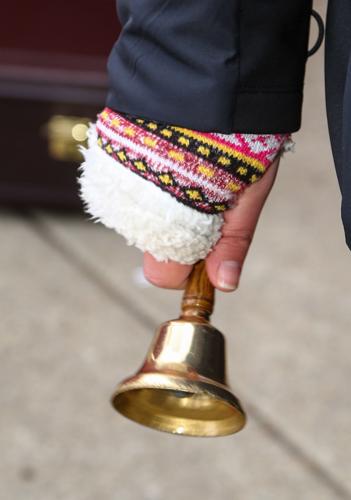 Amanda Keene rings Salvation Army bell for 12 hours