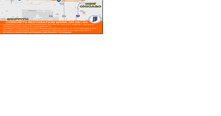Overnight lane closures planned for I-94 this weekend - Vimarsana News