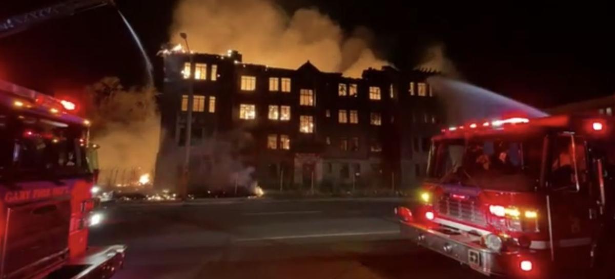 WATCH NOW: Firefighters battle massive blaze overnight