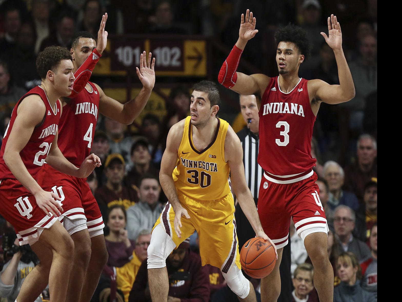 Jackson Davis Career Game Leads Indiana Past Minnesota 68 56