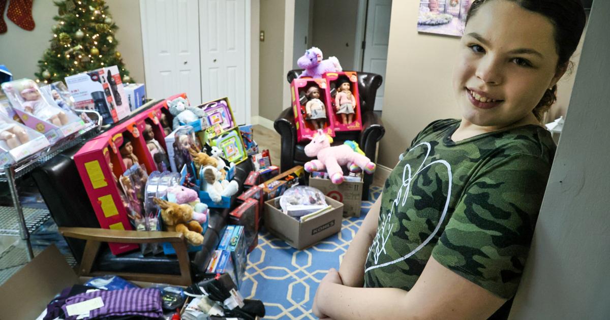 11-year-old sells crafts to raise money for gifts then donated