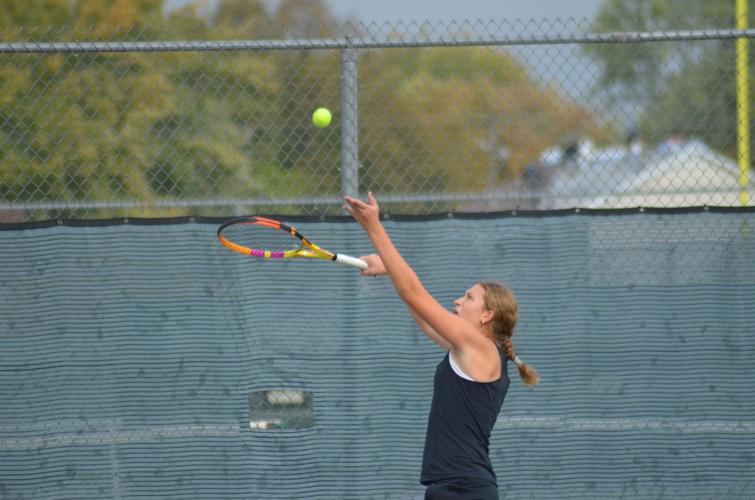 Taking 2nd in state, senior-freshman pair lead Sandburg to first tennis trophy