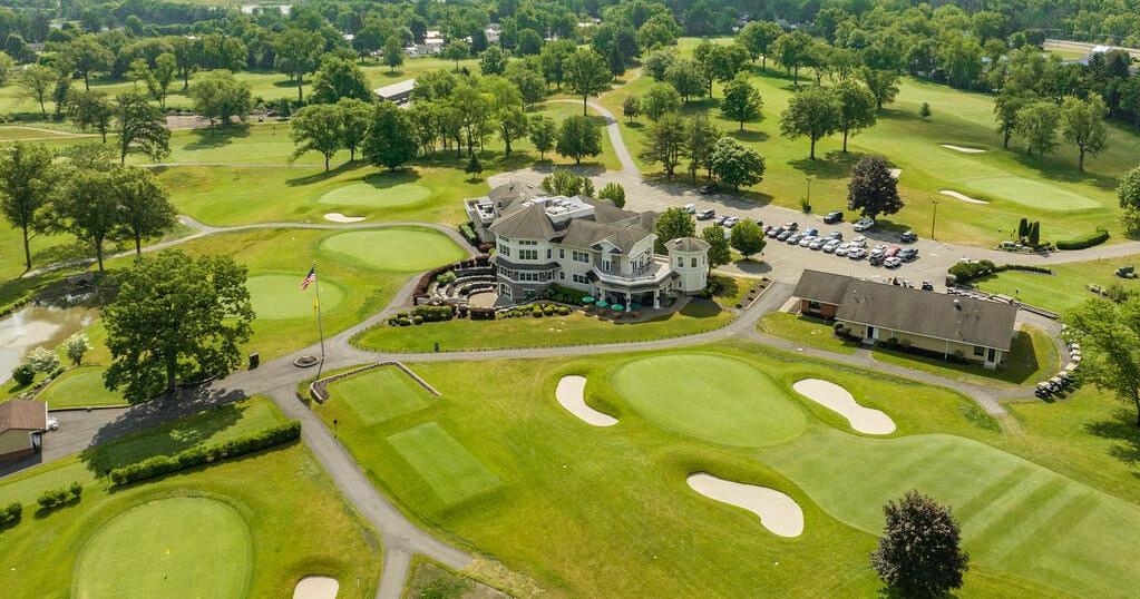 An aerial view of the clubhouse at Corning Country Club, which will w...