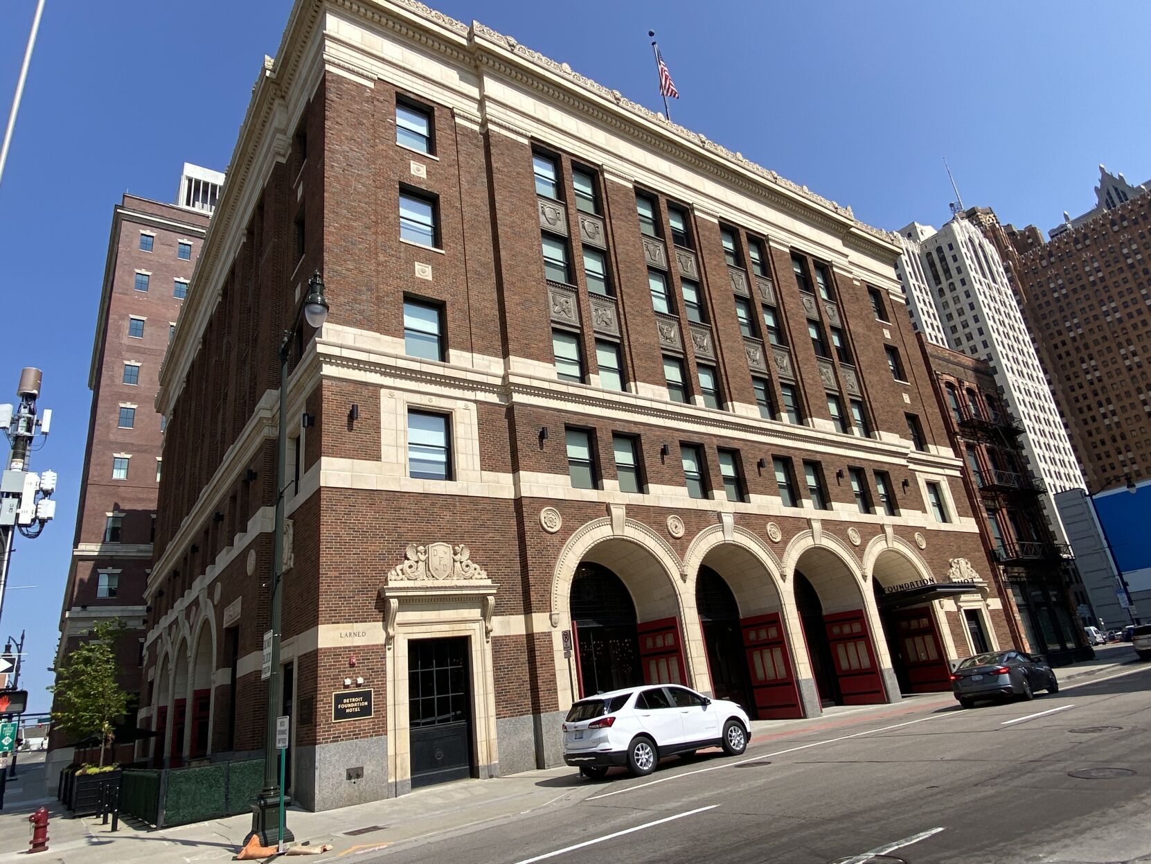 Former fire department headquarters converted Into stylish