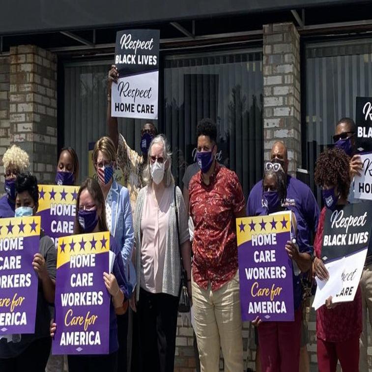 Merrillville Rally Calls For Living Wages Hazard Pay For Home