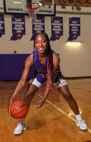 Girls basketball Player of the Year Asia Donald
