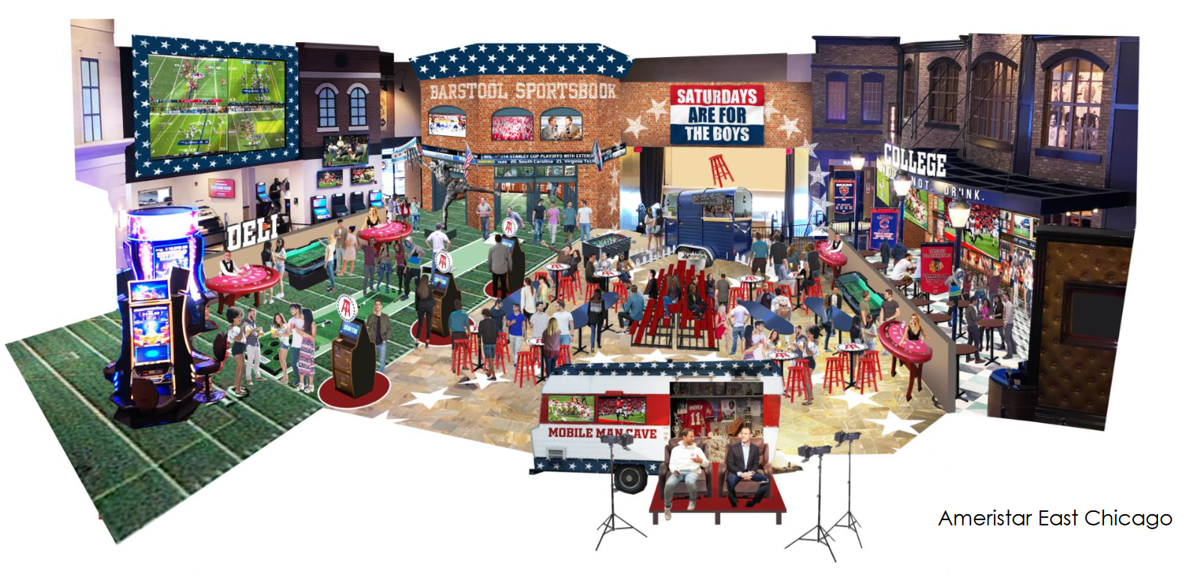 Ameristar Casino set to rebrand sports wagering area as Barstool Sportsbook