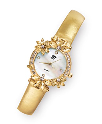 elizabeth taylor white diamonds gift set with watch