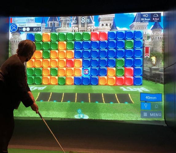 golfing