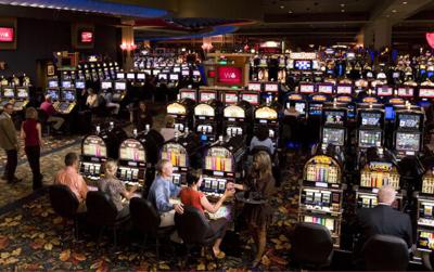 Four Winds New Buffalo Slot Machines and Gaming Area