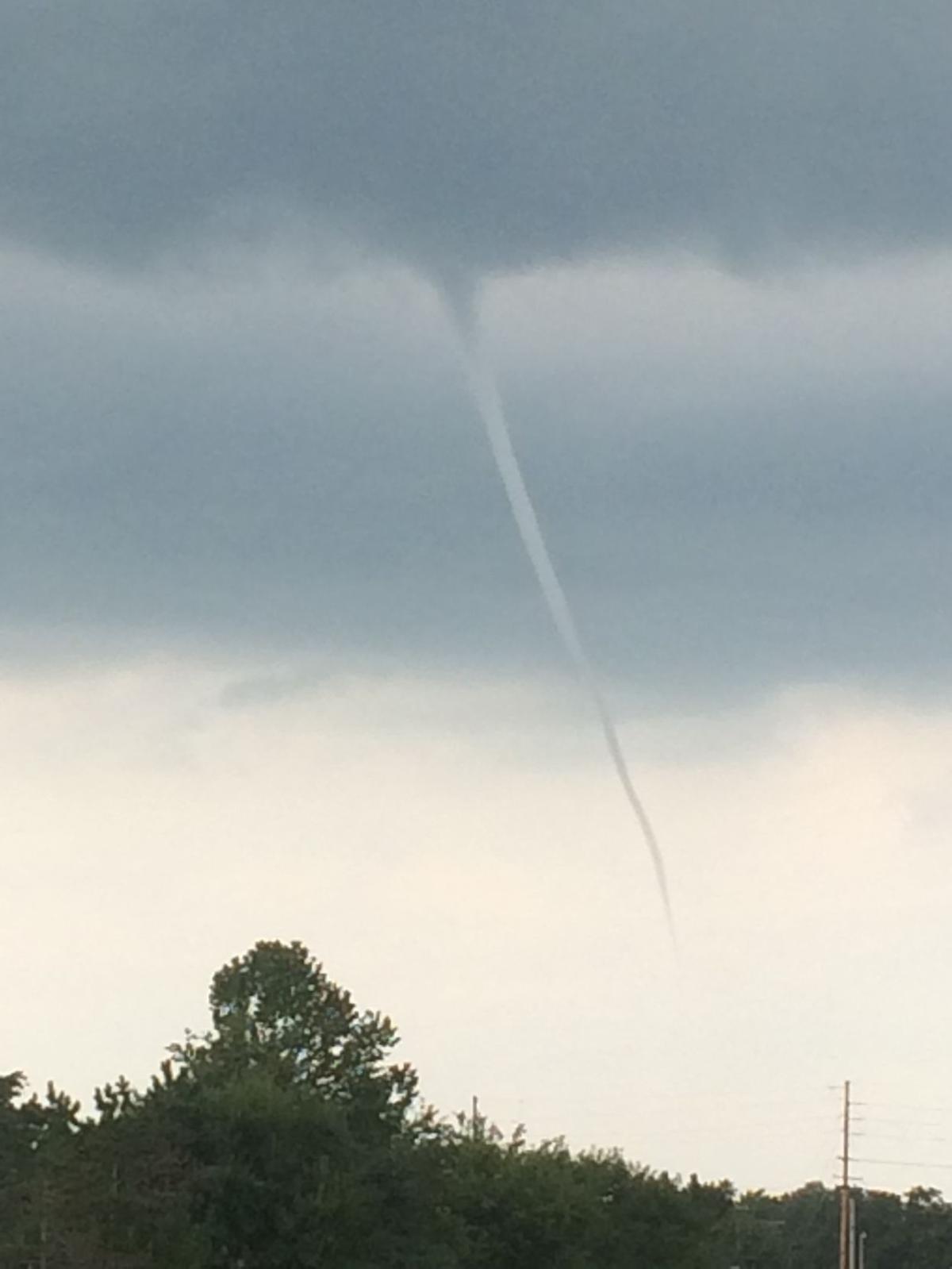Funnel Cloud Spotted Hebron Elementary Students Kept Inside