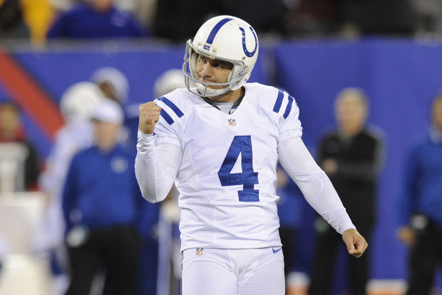 Colts K Vinatieri Shows No Sign Of Slowing Down Indianapolis Colts Nwitimes Com