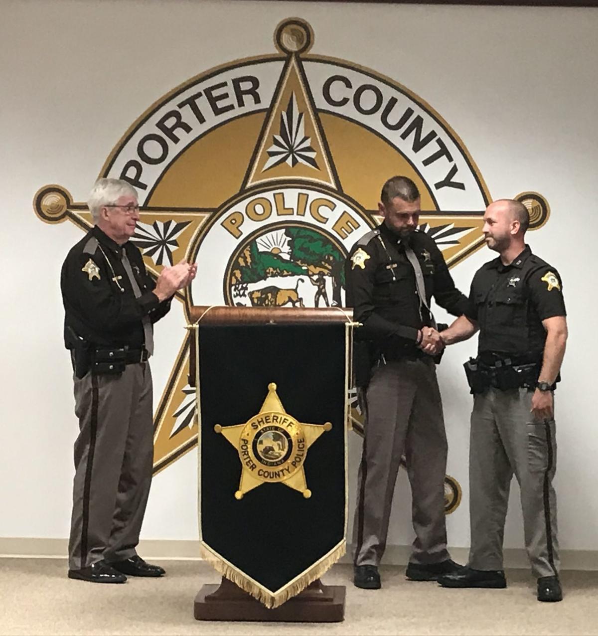 Porter County sheriff officer given medal of honor following January