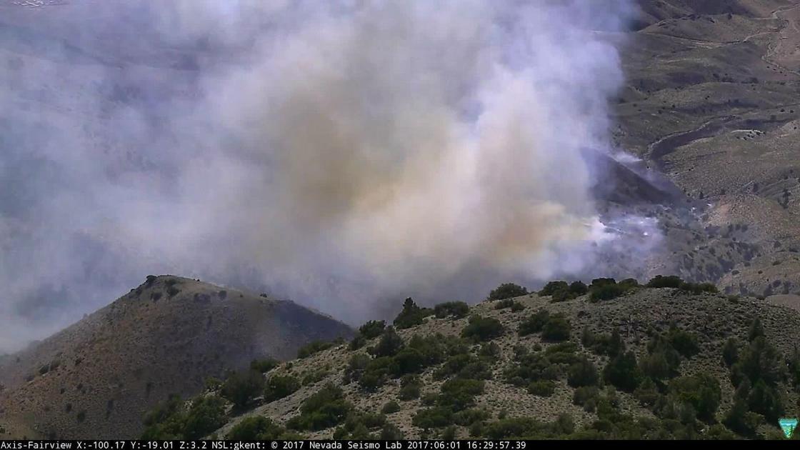Brush Fire Burns at Least 50 Acres Near Nevada's Fairview ...
