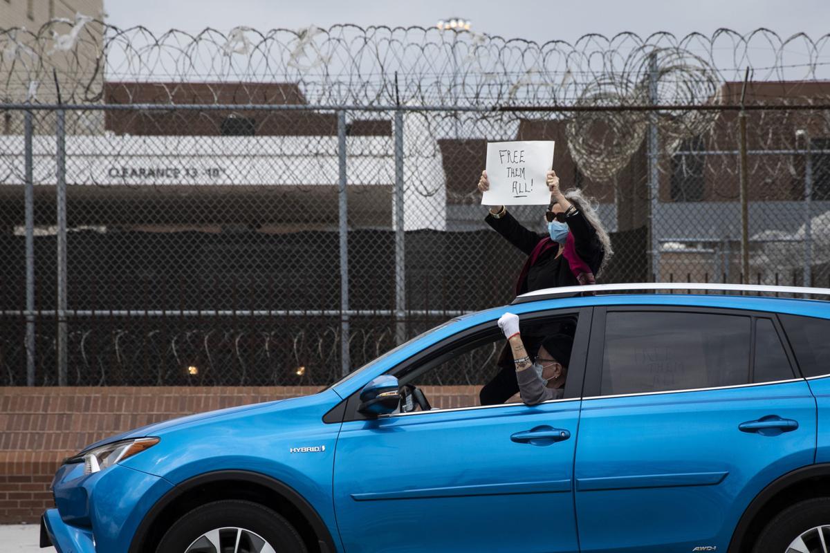 Virus Outbreak Jail Protest Illinois