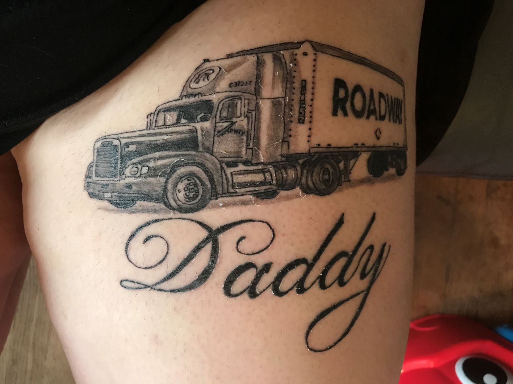 trucker tattoo handtattoo truckertattoo semitruck tattoo tattoo   TikTok