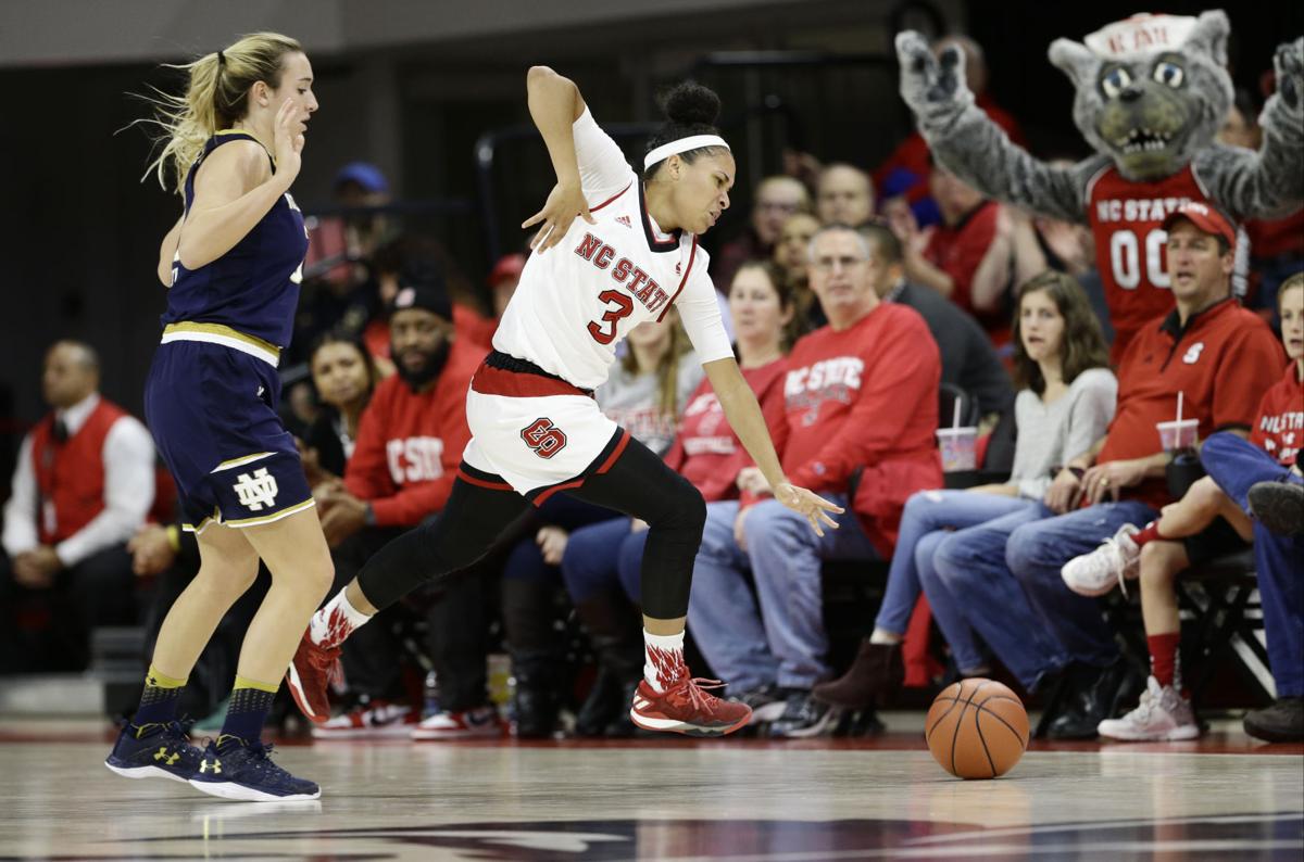 Nc State Women Hold On To Upset No 2 Notre Dame Notre Dame