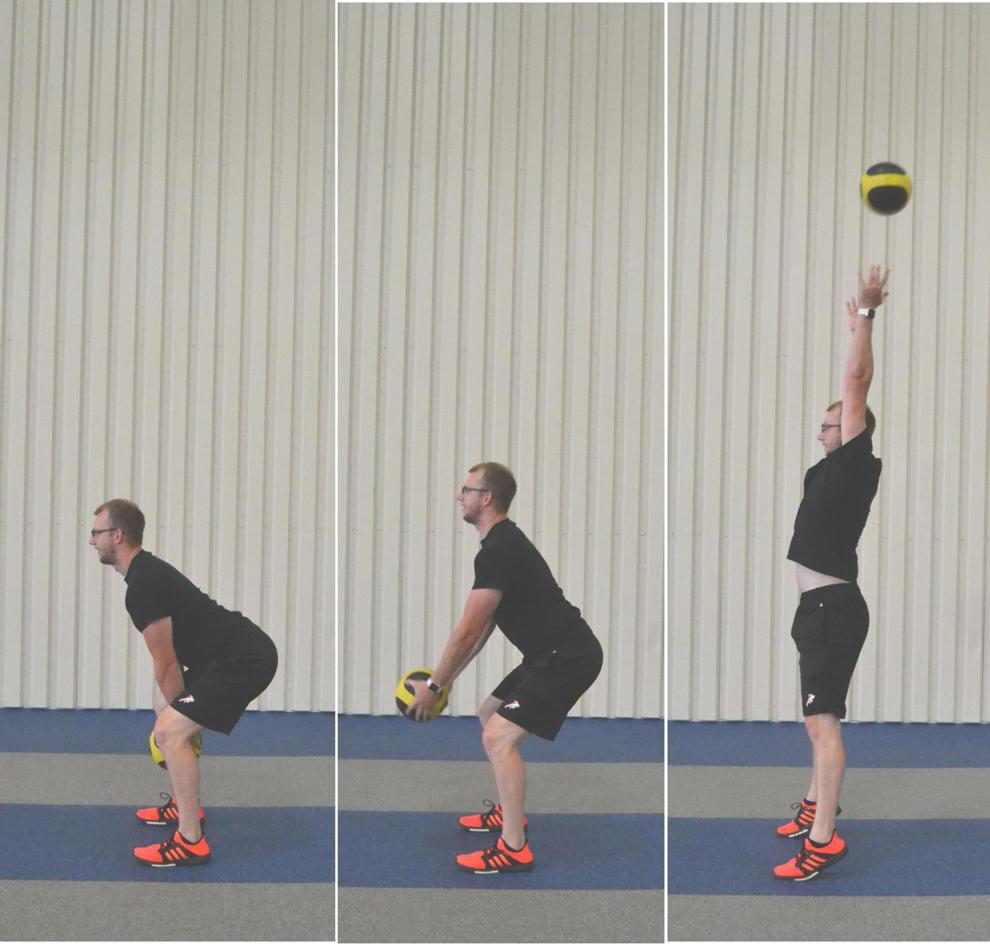Backwards Overhead Medicine Ball Throw | Fitness ...