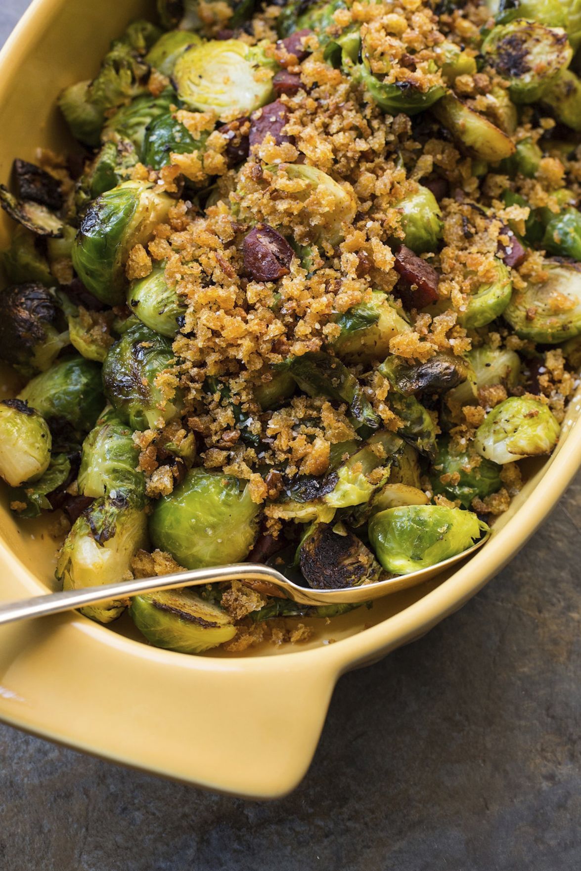 Chorizo spices up PanRoasted Brussels Sprouts recipe Food and