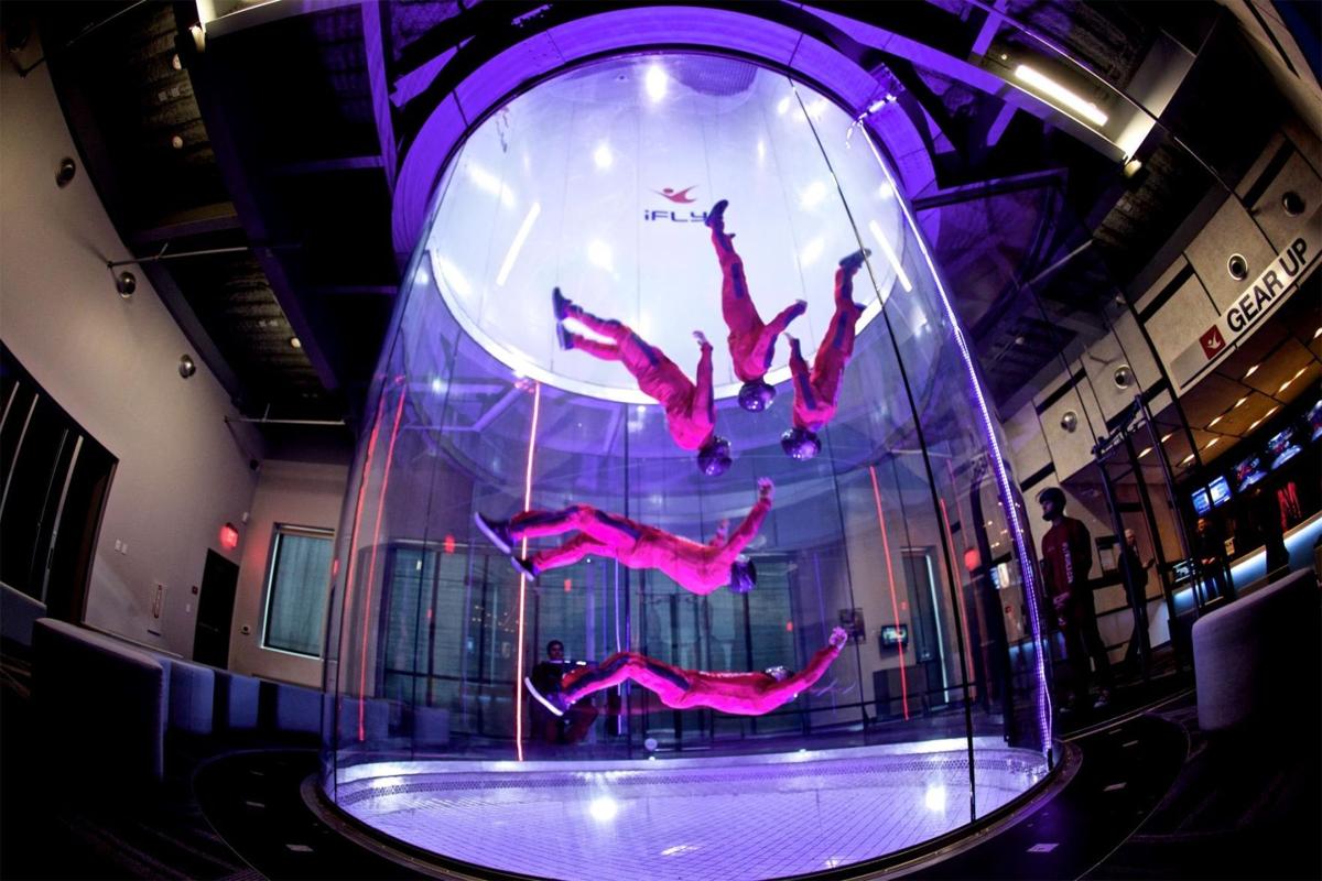 Soaring sensation Indoor skydiving attracts thrillseekers of all ages