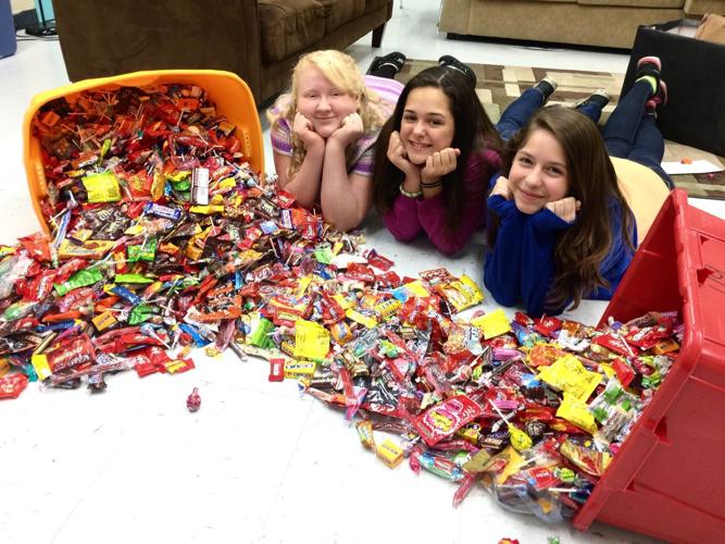 Portage students donate Halloween candy to troops overseas