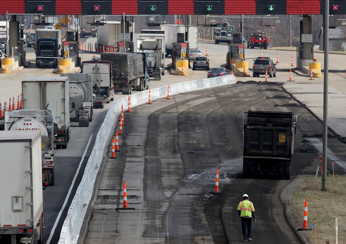 Indiana Toll Road construction