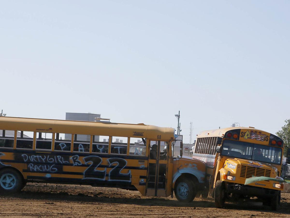 Bus Demolition Derby Brings Old School Thrills To Porter County