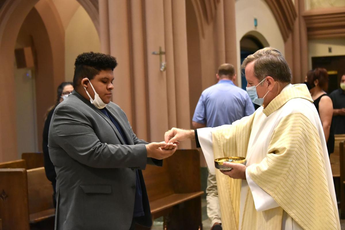 Catholic mass stock