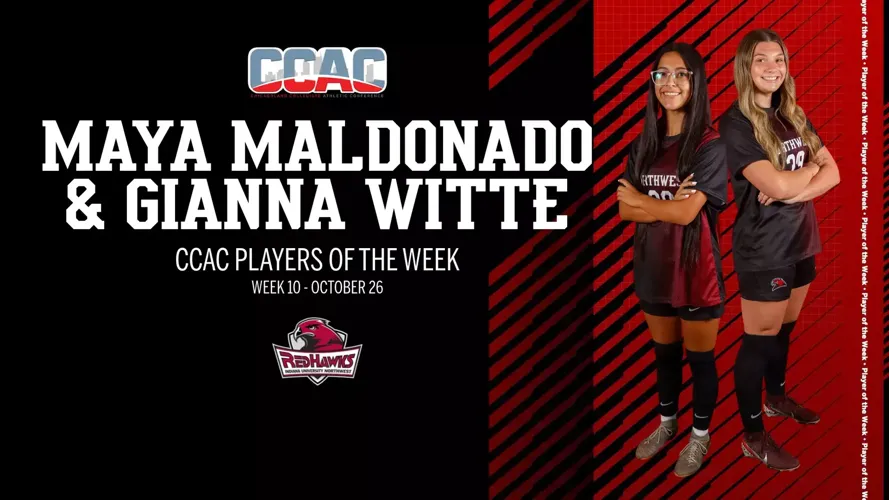 Maldonado, Witte Sweep CCAC Women's Soccer Weekly Honors