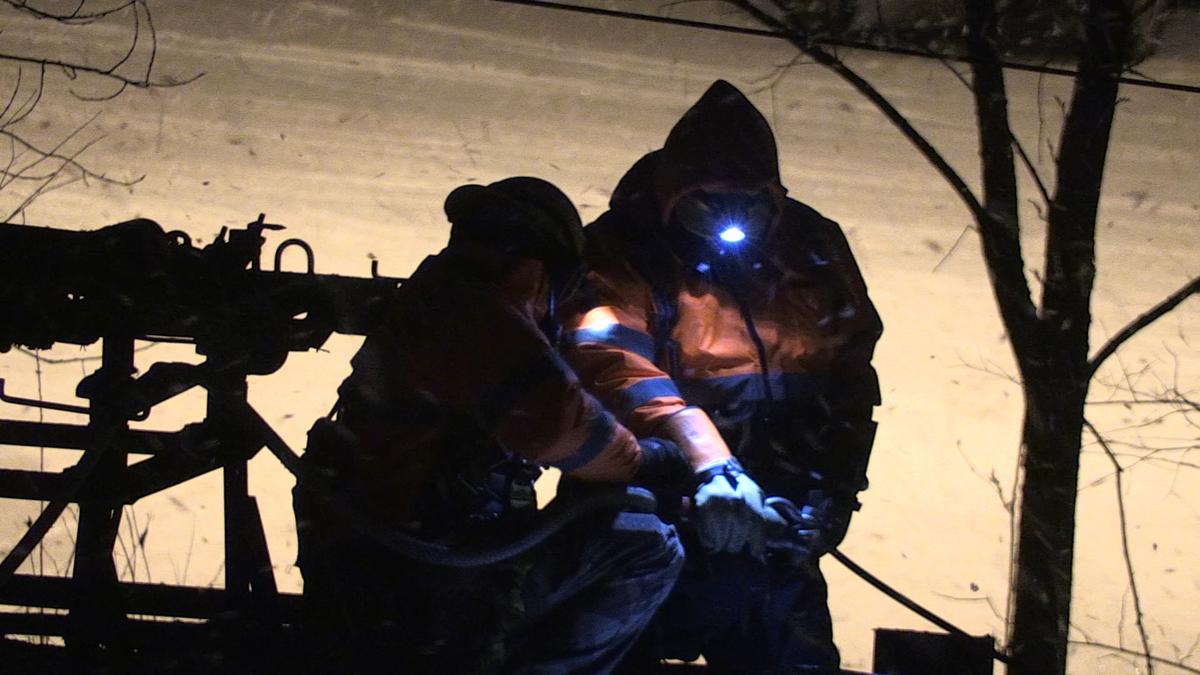 South Shore Line crews work to restore service